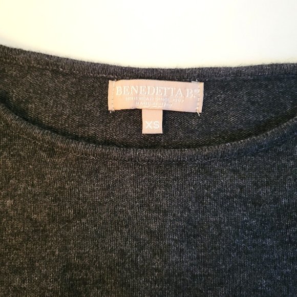 Benedetta B. Gray Wool/Cashmere Blend Sweater Size XS - Picture 2 of 5